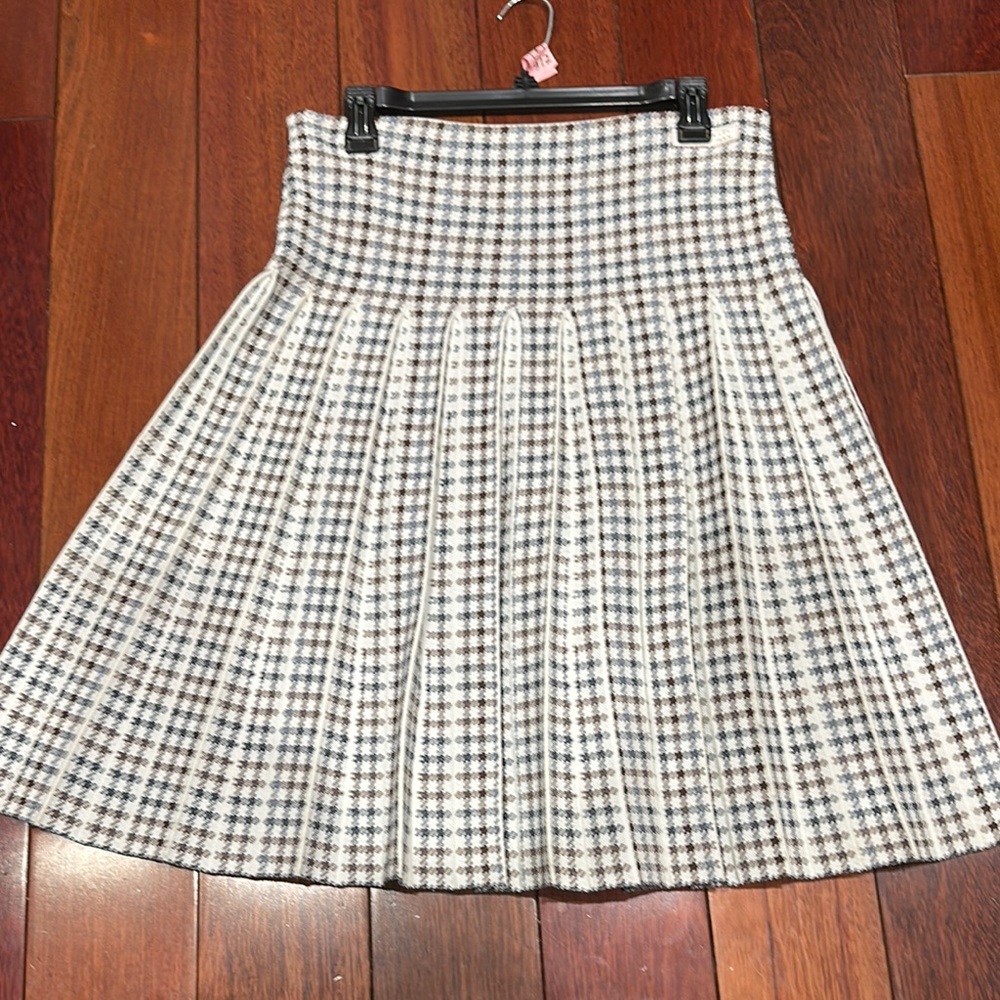 Apparalel checkered knit skirt